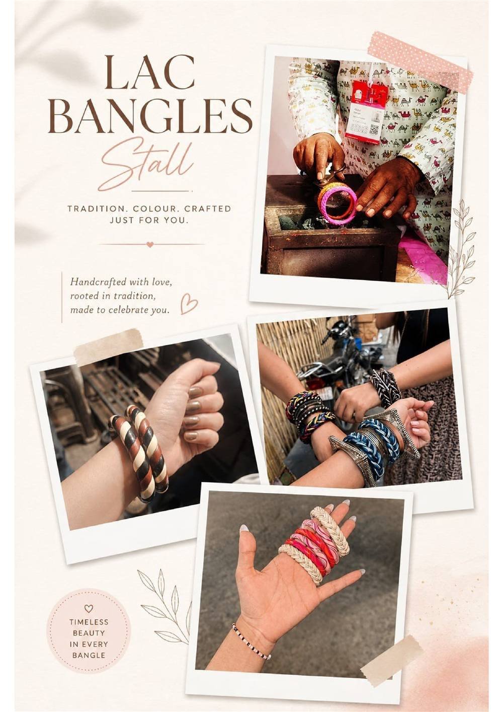 Lac Bangles Lakh Choodi Carnival Stall — Carnival Artist wedding stall by Rajasthan Event Management
